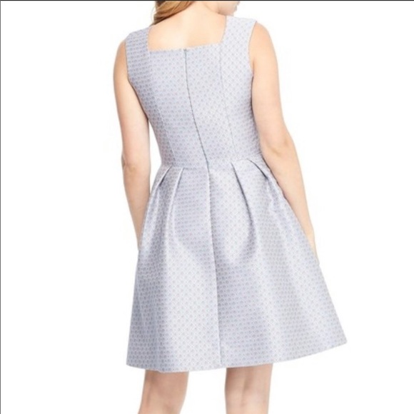 NWOT Gal Meets Glam Cosette Jacquard blue dress 10 - Picture 3 of 11